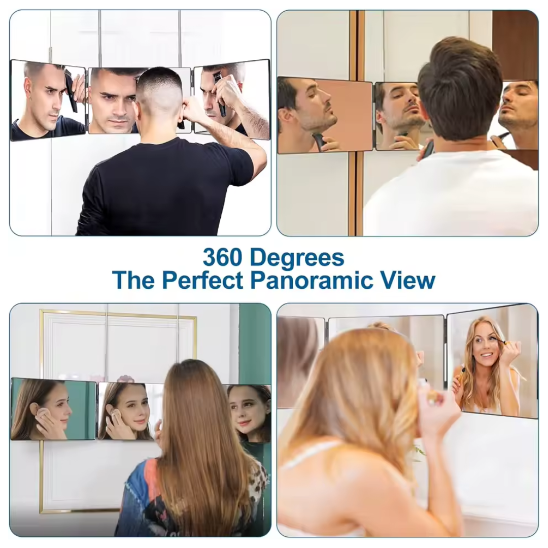 360 Viewing Angle Self Hair Care Mirror